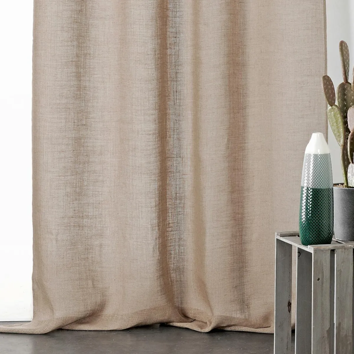 LINDER Rideau (145 x 260 cm) Lucia Naturel Lin