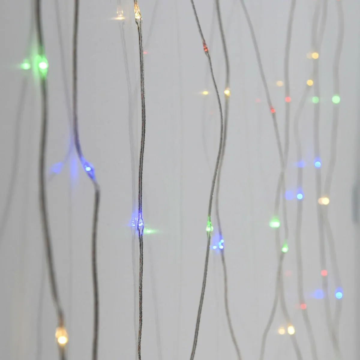 KOOPMAN Rideau lumineux H1,90 m L1,90 m 400 Micro LED Multicolore Discount
