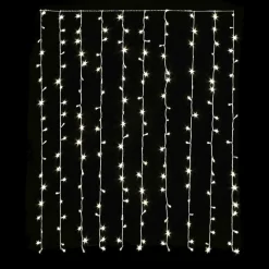 KAEMINGK Rideau lumineux H1,50 m L2,25 m 240 LED Super chaser Blanc chaud Best