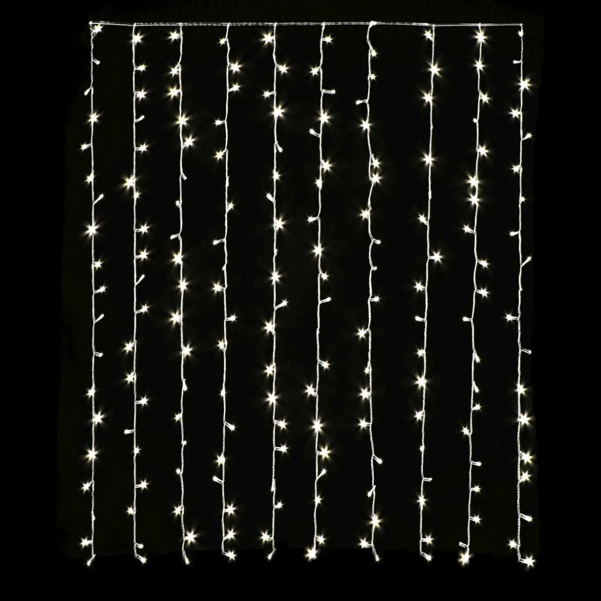 KAEMINGK Rideau lumineux H1,50 m L2,25 m 240 LED Super chaser Blanc chaud Best