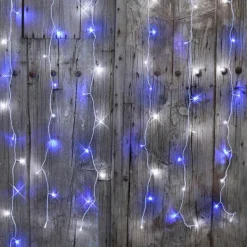 BLACHERE Rideau lumineux H2 m L2 m 96 LED Interconnectable Bicolore Bleu et blanc froid Bicolore Bleu Blanc froid Online