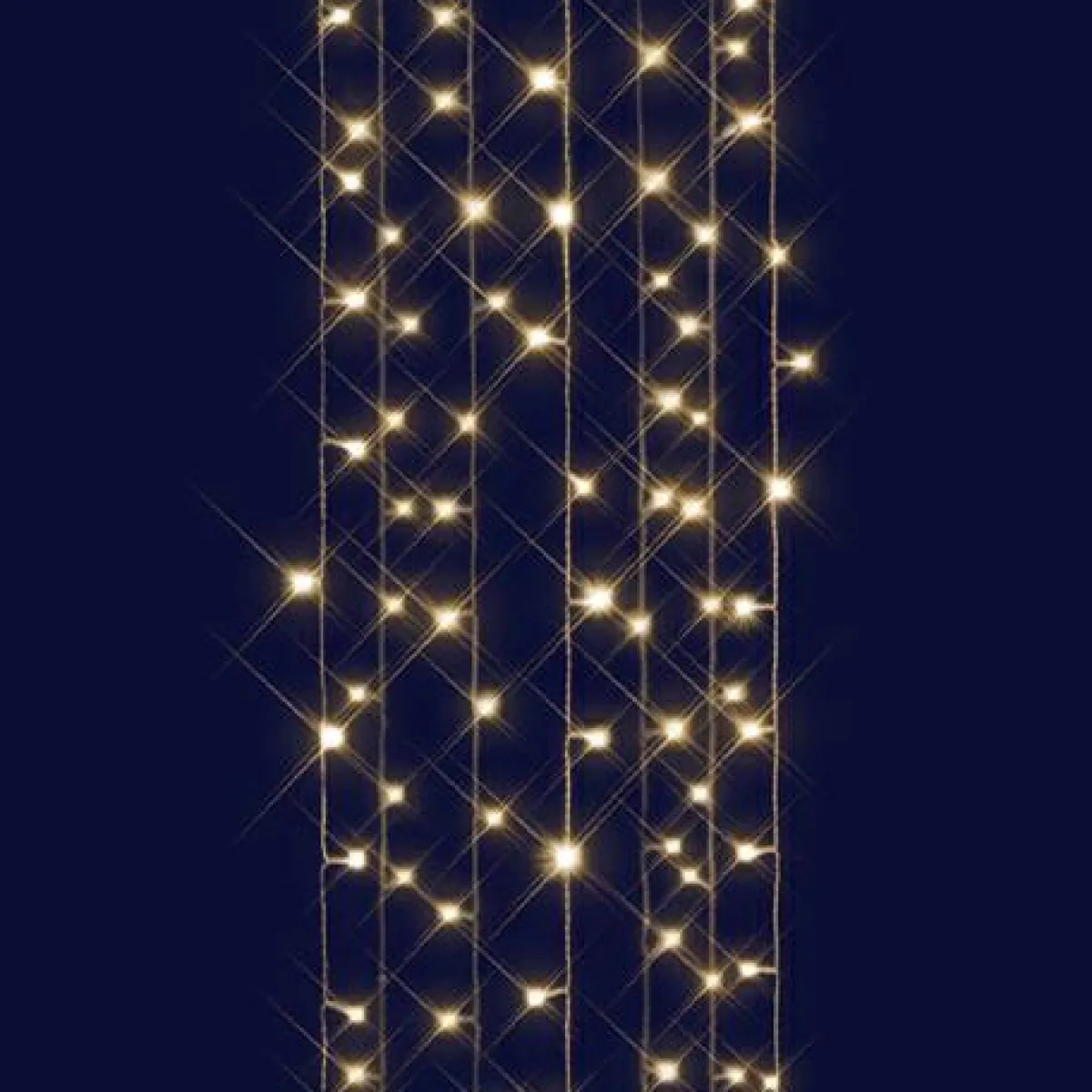 BLACHERE Rideau lumineux interconnectable H2 m L2 m 96 LED Flash Blanc chaud Discount