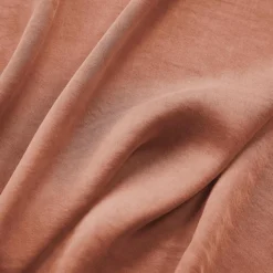 EMINZA Rideau lyocell Tencel™ ajustable (140 x max 270 cm) Olivia Terracotta Online