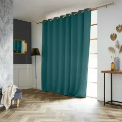EMINZA Rideau obscurcissant (280 x 260 cm) Dark Bleu canard Outlet