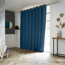 EMINZA Rideau obscurcissant (280 x 260 cm) Dark Bleu pétrole New