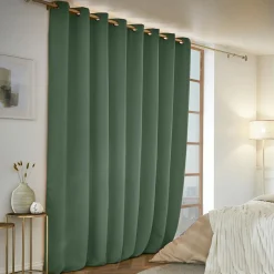EMINZA Rideau obscurcissant thermique (280 x 260 cm) Calore Vert romarin Best
