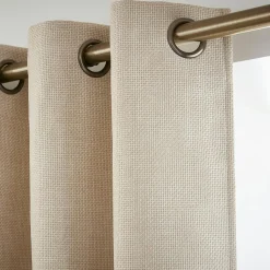 EMINZA Rideau obscurcissant thermique (140 x 240 cm) Alba grège Beige New