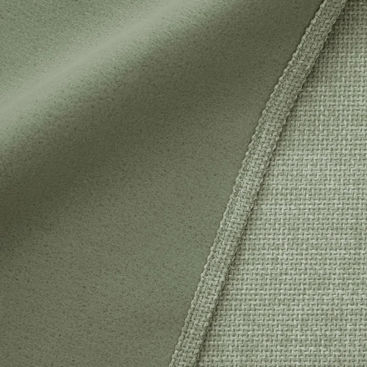 EMINZA Rideau obscurcissant thermique galon fronceur (180 x 260 cm) Alba Vert romarin Discount