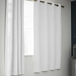 EMINZA Rideau obscurcissant thermique (140 x 180 cm) Alba perle Blanc Clearance