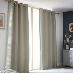 EMINZA Rideau obscurcissant thermique (140 x 280 cm) Alba Taupe Outlet