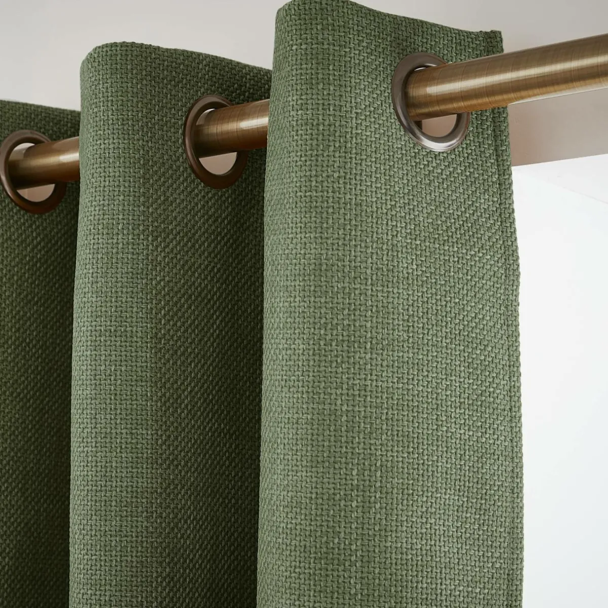 EMINZA Rideau obscurcissant thermique (280 x 240 cm) Alba Vert kaki Outlet