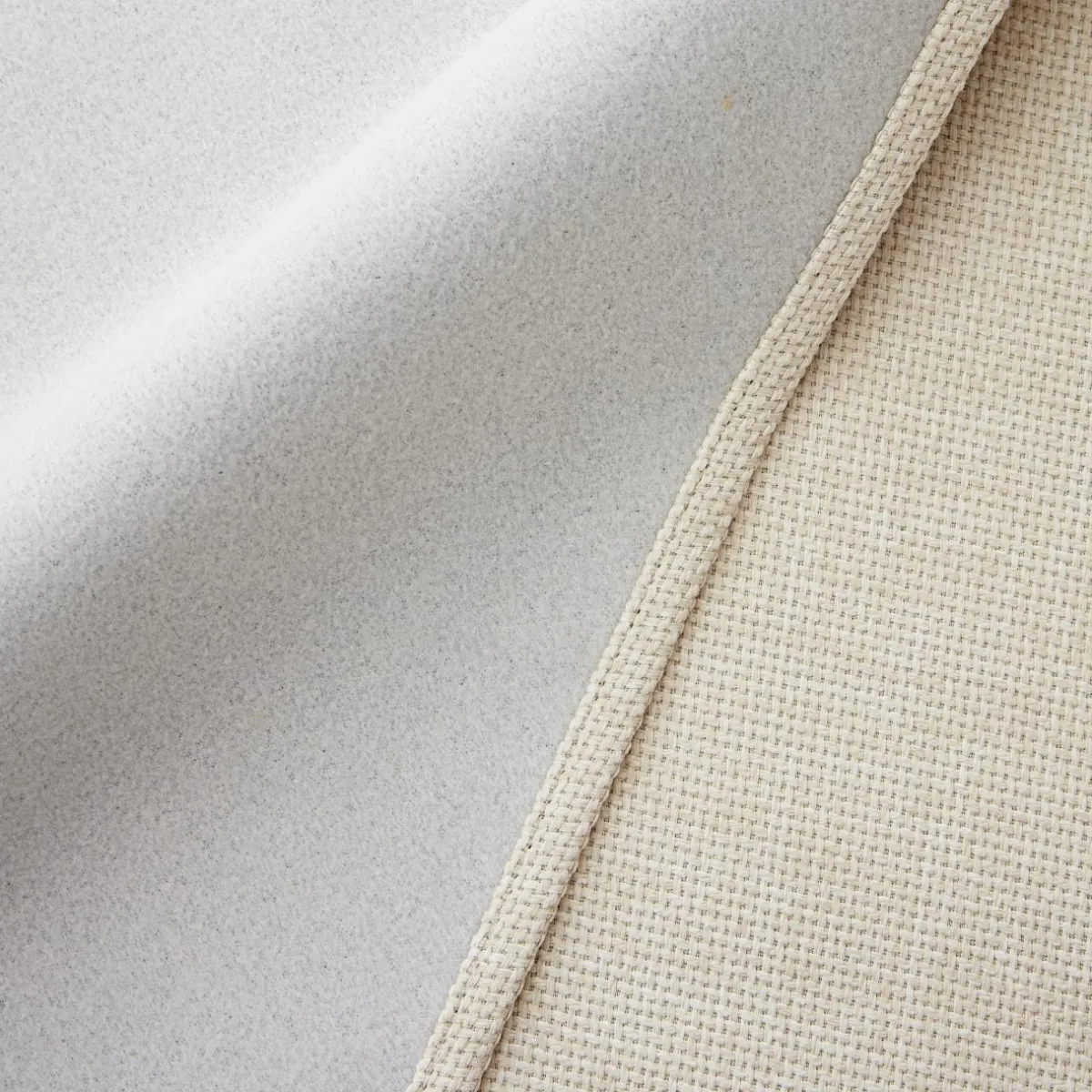 EMINZA Rideau obscurcissant thermique galon fronceur (180 x 260 cm) Alba grège Beige Hot