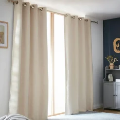 EMINZA Rideau obscurcissant thermique (140 x 280 cm) Alba grège Beige Sale