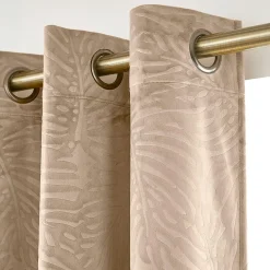 EMINZA Rideau obscurcissant velours (140 x 240 cm) Fern Taupe