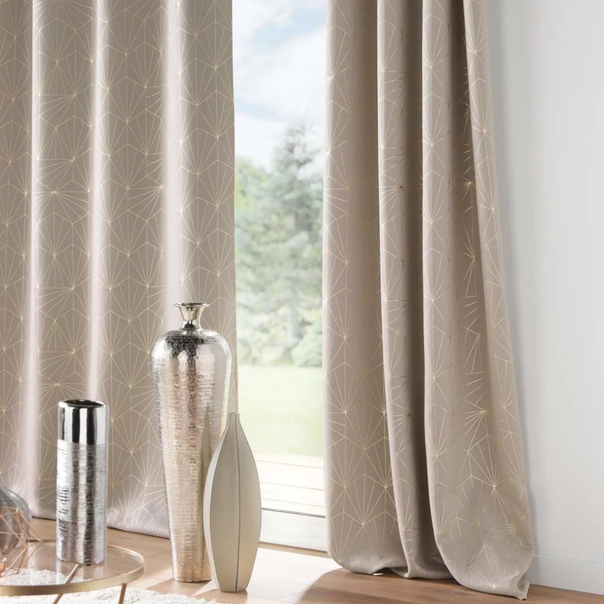 douceur d'intu017drieur Rideau occultant (140 x 260 cm) Eclat Taupe Hot