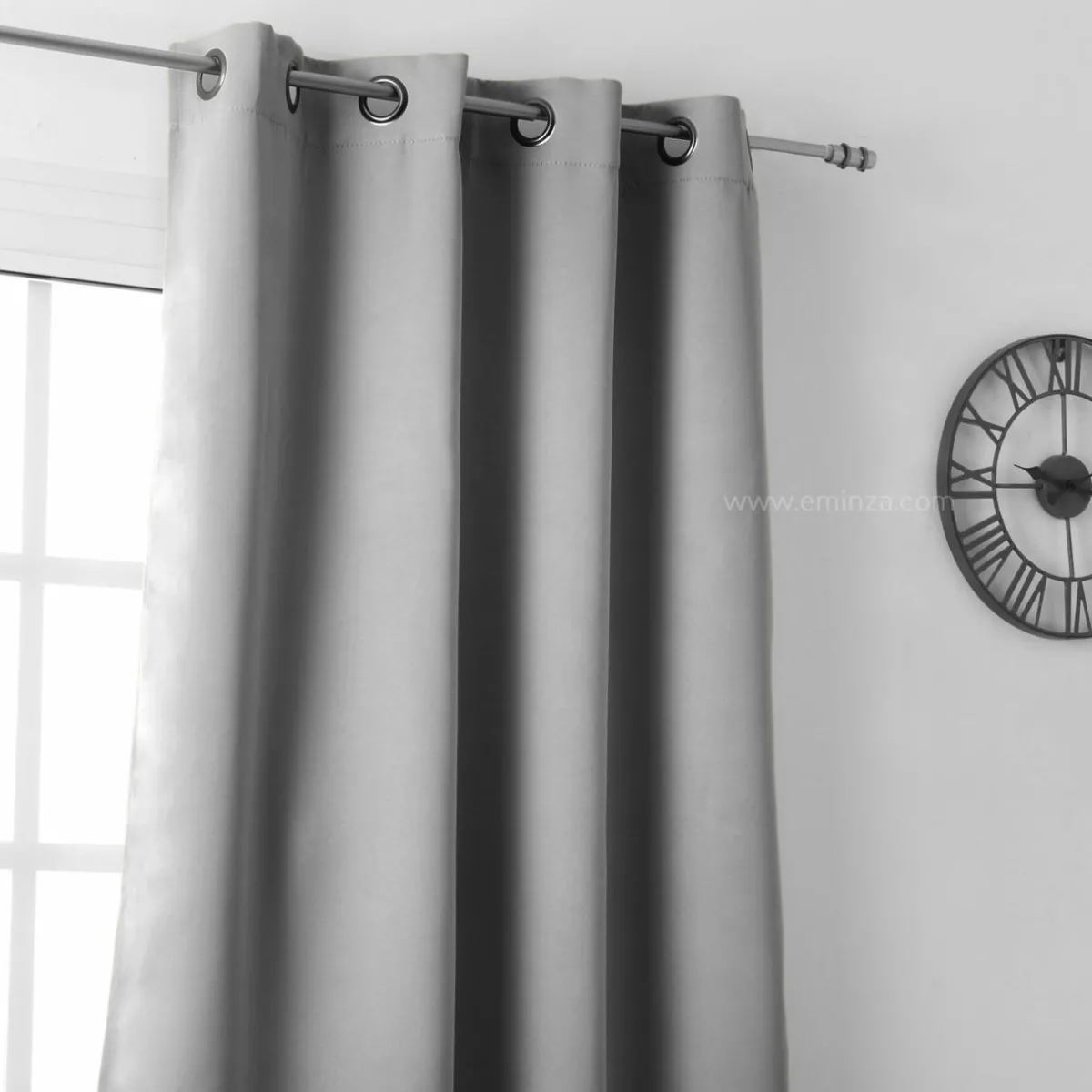 LOVELY CASA Rideau occultant (135 x H250 cm) Notte Gris Hot