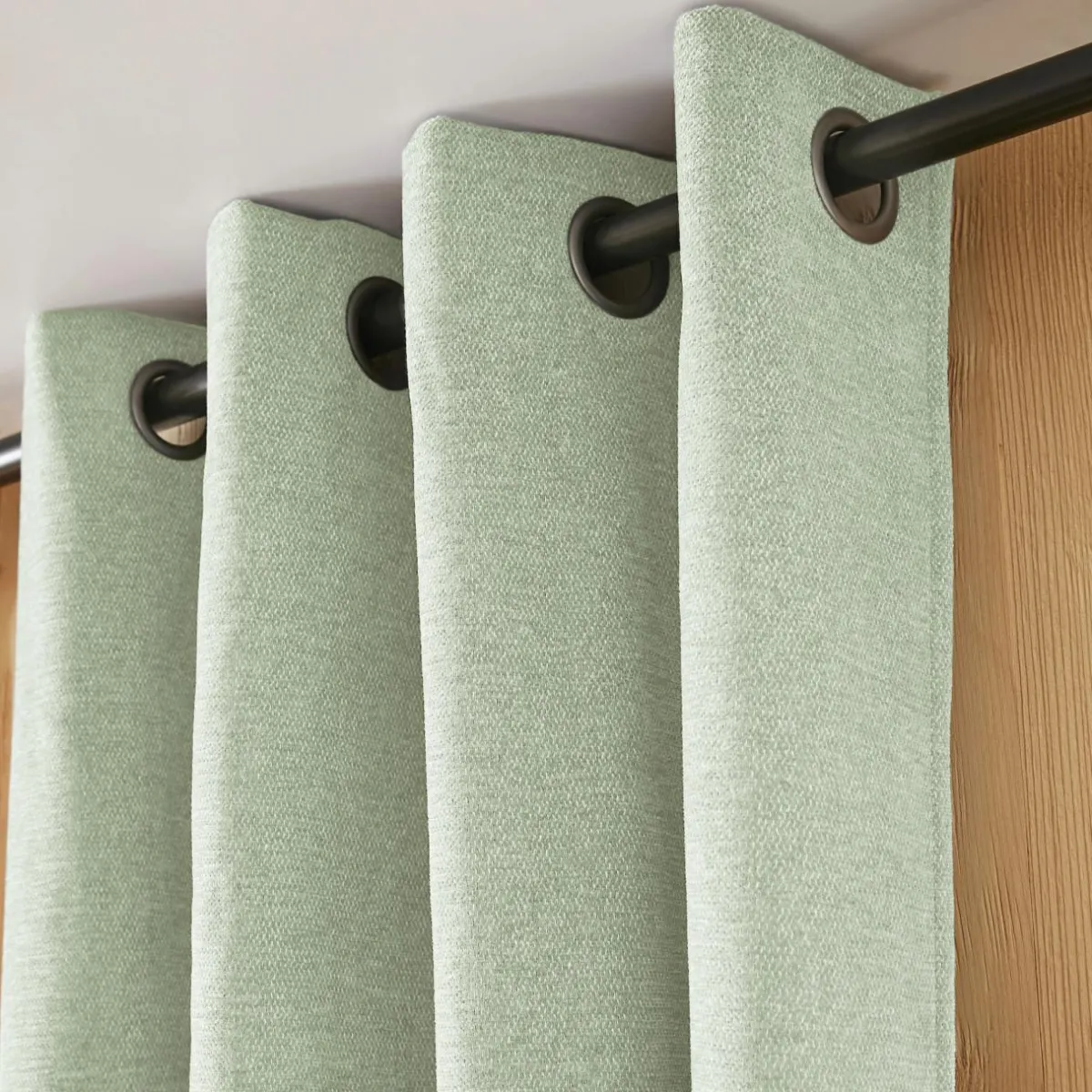EMINZA Rideau occultant isolant Total Blackout (140 x 180 cm) Magnus Vert Eucalyptus Best