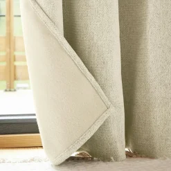 EMINZA Rideau occultant isolant Total Blackout (140 x 180 cm) Magnus Beige Outlet