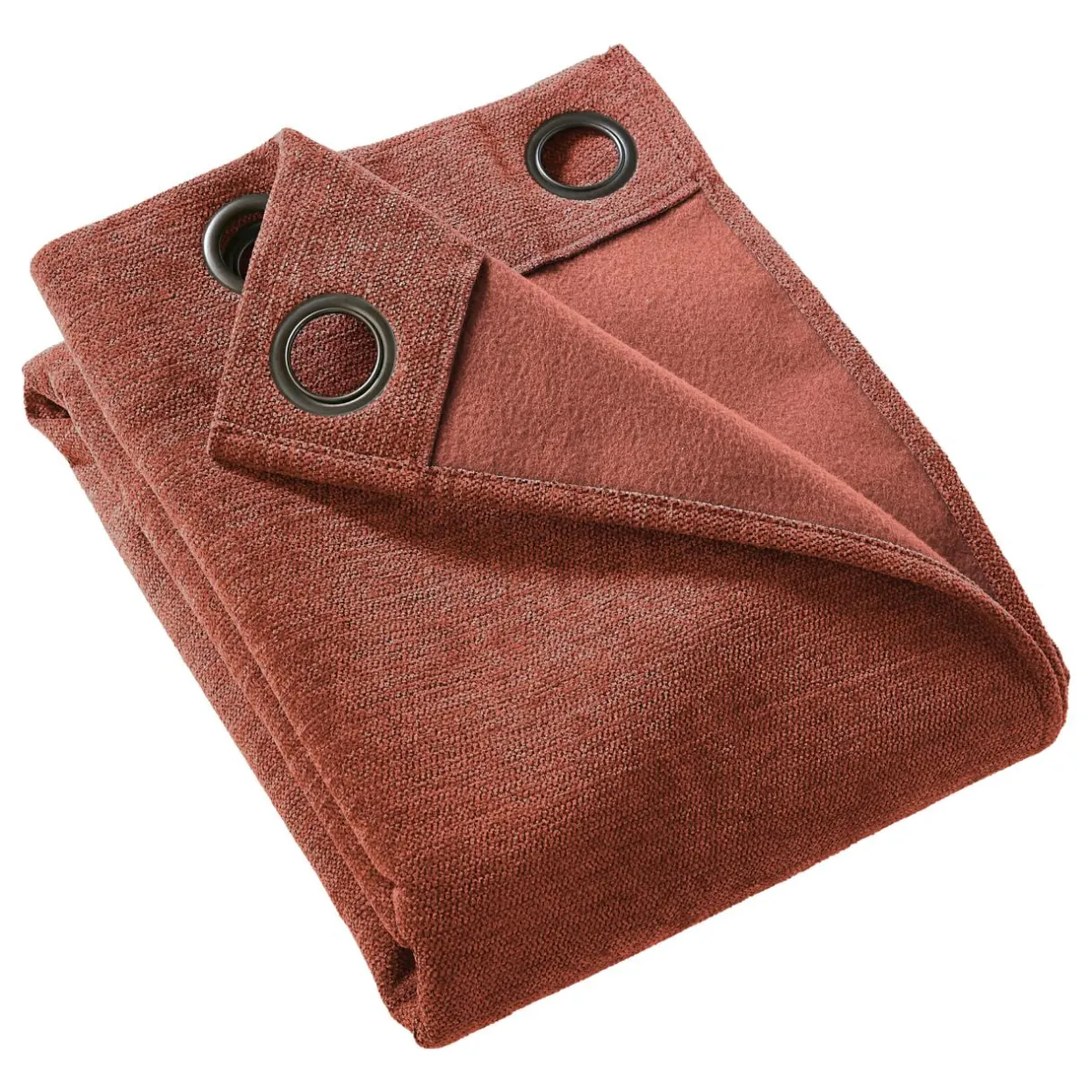 EMINZA Rideau occultant isolant Total Blackout (140 x 180 cm) Magnus Terracotta New