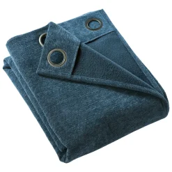 EMINZA Rideau occultant isolant Total Blackout (140 x 240 cm) Magnus Bleu nuit Hot