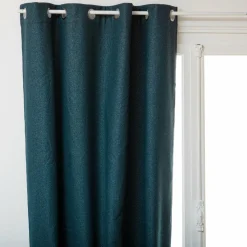 ATMOSPHERA Rideau occultant isolant (140 x 260 cm) Barn Bleu vert Hot