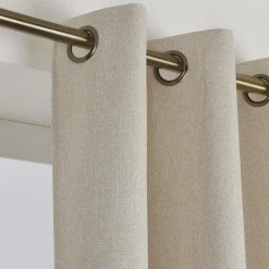 EMINZA Rideau occultant Total Blackout (140 x 240 cm) Ombra sable Beige