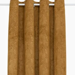 Atmosphera, cru017dateur d'intu017drieur Rideau occultant velours (135 x 260 cm) Fuji Marron Cannelle New