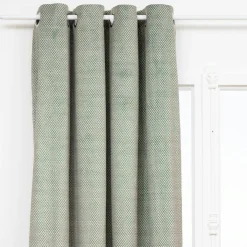 Atmosphera, cru017dateur d'intu017drieur Rideau occultant velours (135 x 260 cm) Yupi Vert kaki Best