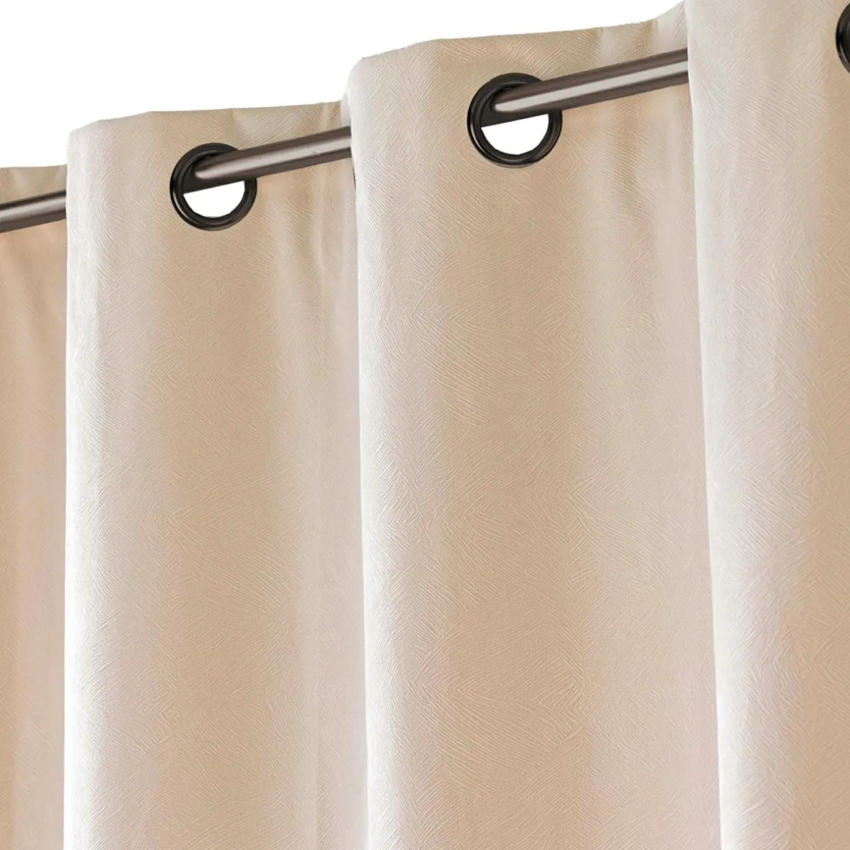douceur d'intu017drieur Rideau occultant velours (140 x 260 cm) Olympe Ecru Best