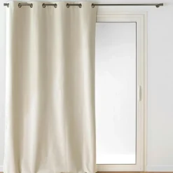 douceur d'intu017drieur Rideau occultant velours (140 x 260 cm) Olympe Ecru Best