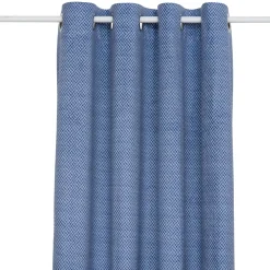 Atmosphera, cru017dateur d'intu017drieur Rideau occultant velours (135 x 260 cm) Yupi indigo Bleu