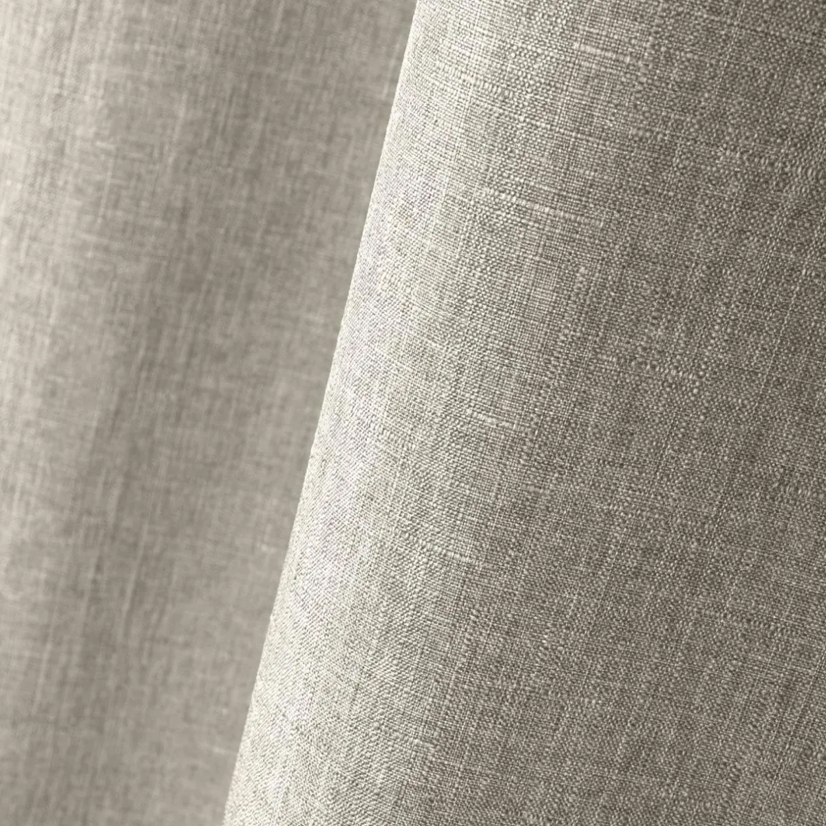LOVELY CASA Rideau oeillets (140 x 260 cm) Bea Taupe clair Outlet