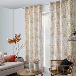 ENJOY HOME Rideau oeillets (135 x 240 cm) Bundi Jaune moutarde