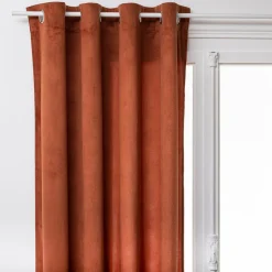 ATMOSPHERA Rideau oeillets (140 x 260 cm) Lilou Terracotta Outlet