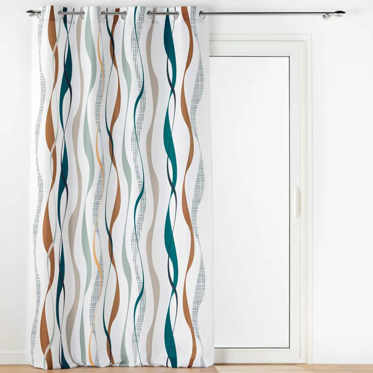 DOUCEUR D'INTERIEUR Rideau oeillets (140 x 280 cm) Lisana Multicolore Hot