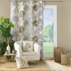 DOUCEUR D'INTERIEUR Rideau oeillets (140 x 260 cm) Mogador Beige Sale