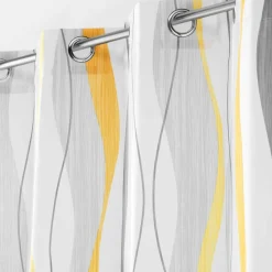 DOUCEUR D'INTERIEUR Rideau oeillets (140 x 260 cm) Ondulys Blanc Best