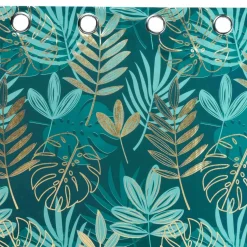 DOUCEUR D'INTERIEUR Rideau oeillets (140 x 260 cm) Ornella Vert émeraude