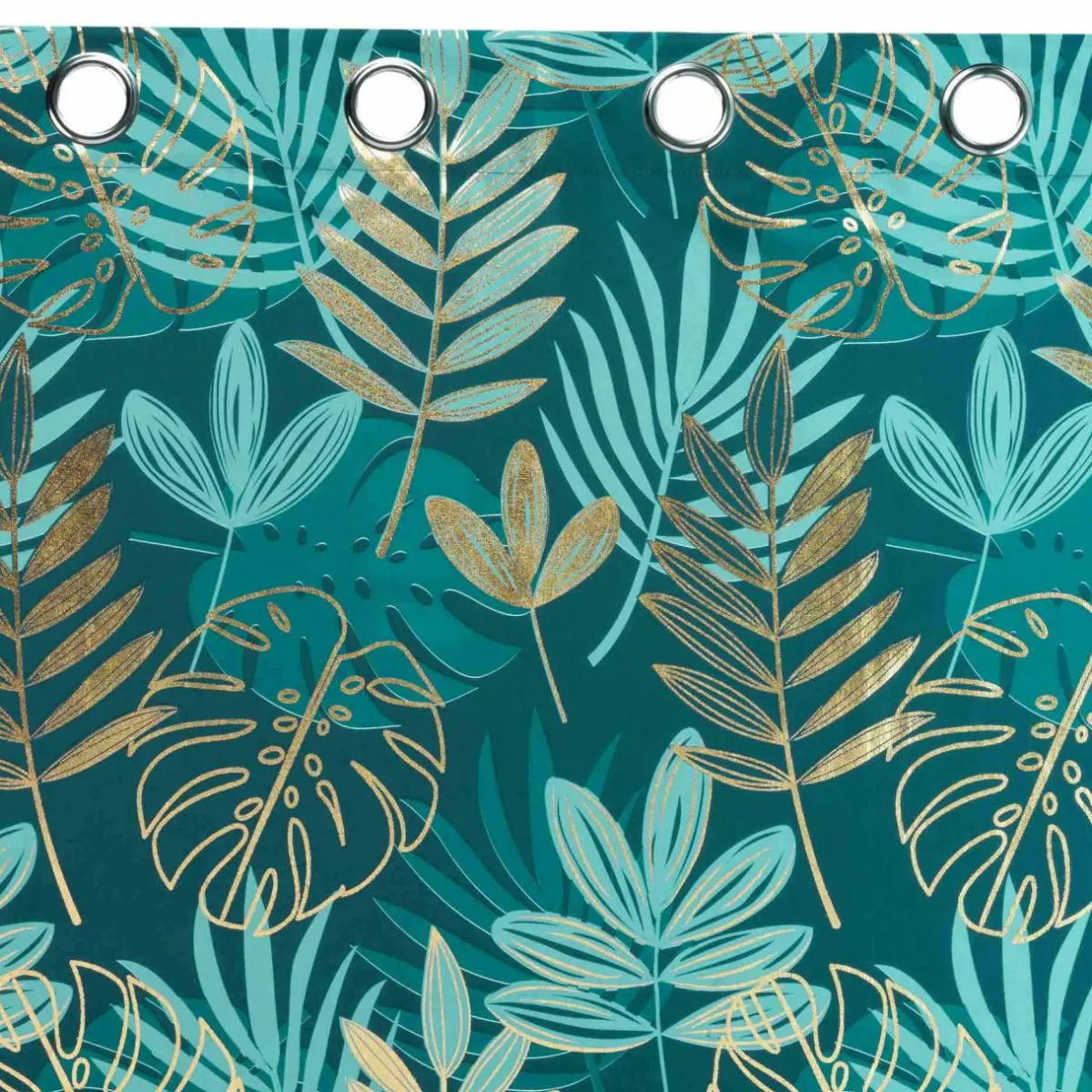 DOUCEUR D'INTERIEUR Rideau oeillets (140 x 260 cm) Ornella Vert émeraude