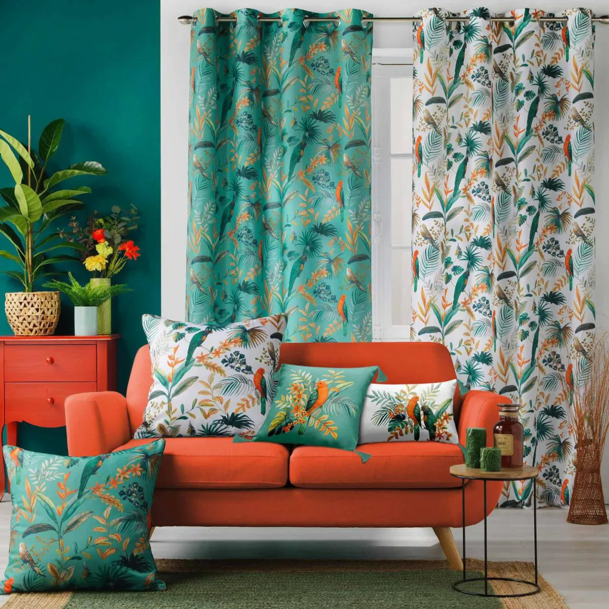 DOUCEUR D'INTERIEUR Rideau oeillets (140 x 260 cm) Panis Bleu