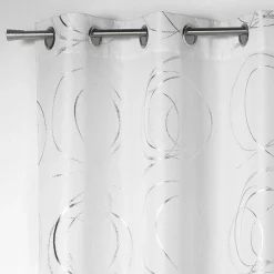 DOUCEUR D'INTERIEUR Rideau oeillets (140 x H260 cm) Bully Blanc Clearance
