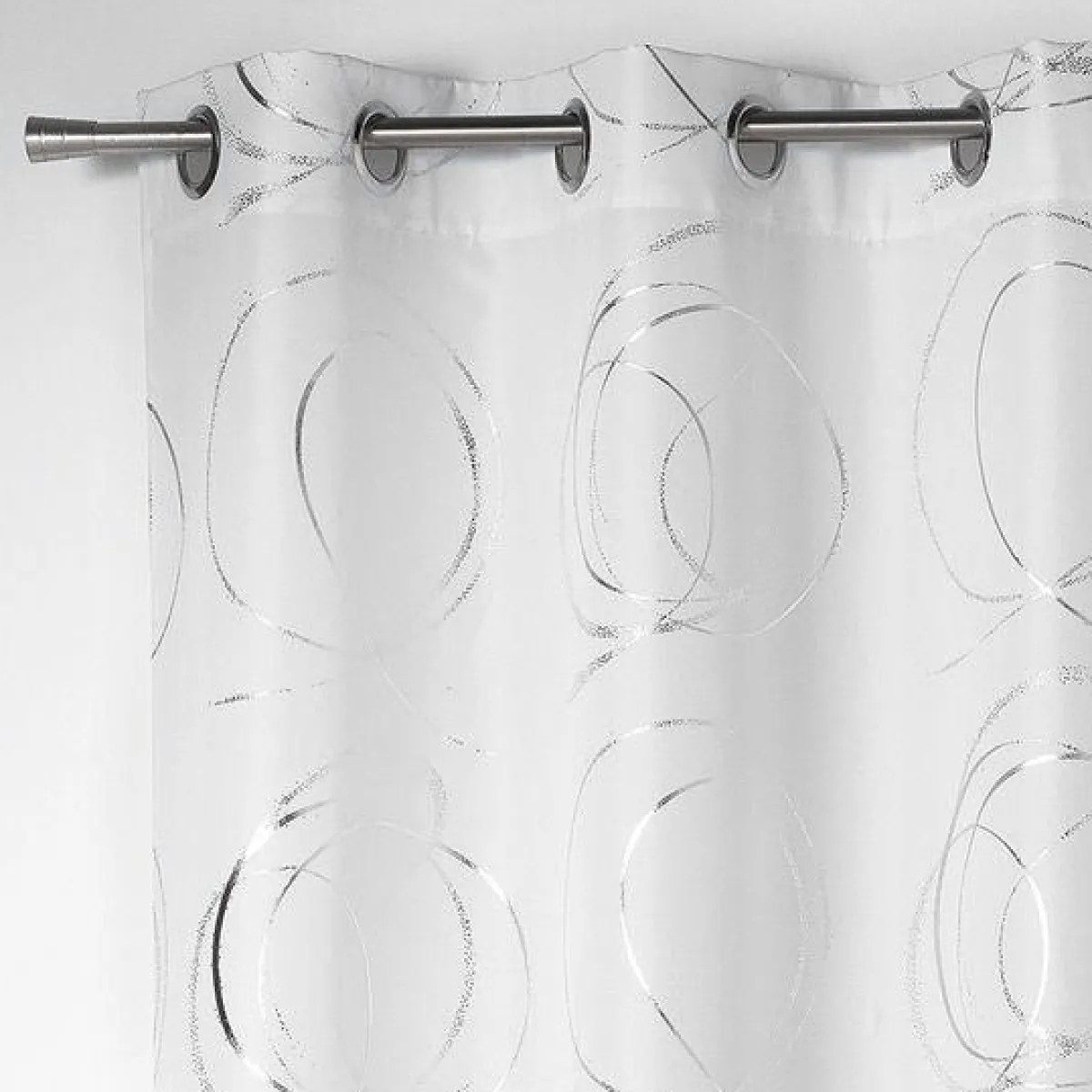 DOUCEUR D'INTERIEUR Rideau oeillets (140 x H260 cm) Bully Blanc Clearance