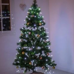 KAEMINGK Rideau pour sapin H1,80 m 408 Micro LED Flashing light Blanc froid Sale