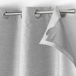 DOUCEUR D'INTERIEUR Rideau thermique doublure amovible (140 x 260 cm) Coverline Gris clair Hot