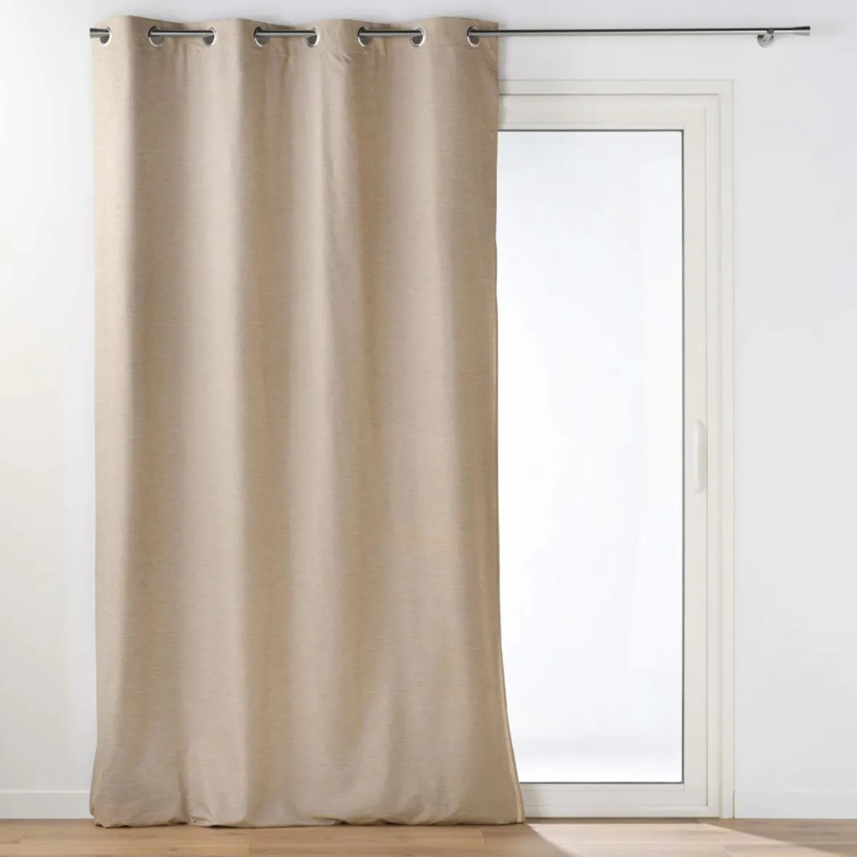 DOUCEUR D'INTERIEUR Rideau thermique doublure amovible (140 x 260 cm) Coverline Beige