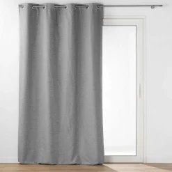 DOUCEUR D'INTERIEUR Rideau thermique doublure amovible (140 x 260 cm) Coverline Gris Anthracite Sale