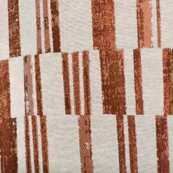 Atmosphera, cru017dateur d'intu017drieur Rideau tissé (140 x 260 cm) Leyna Terracotta New