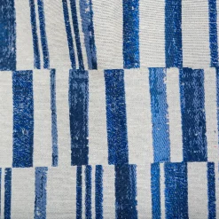 Atmosphera, cru017dateur d'intu017drieur Rideau tissé (140 x 260 cm) Leyna Bleu