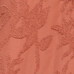 Atmosphera, cru017dateur d'intu017drieur Rideau tissé (135 x 260 cm) Willow Terracotta Best