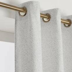 EMINZA Rideau tissage jacquard (140 x 240 cm) Oscar perle Gris New